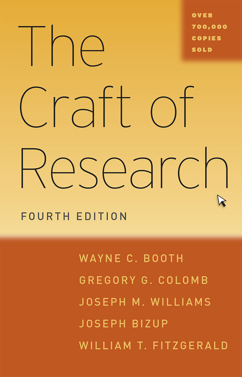 Book cover for The Craft of Research, Fourth Edition