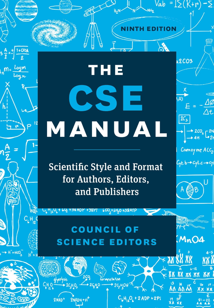 CSE Manual: Scientific Style and Format, Ninth Edition Book Cover